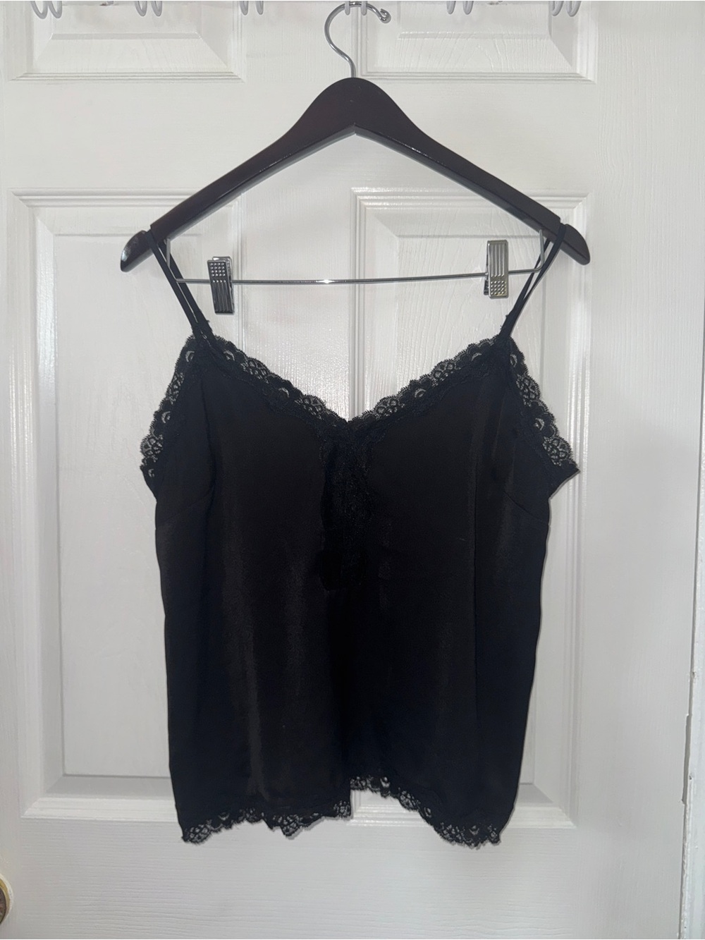 Black Lace V-Neck Camisole